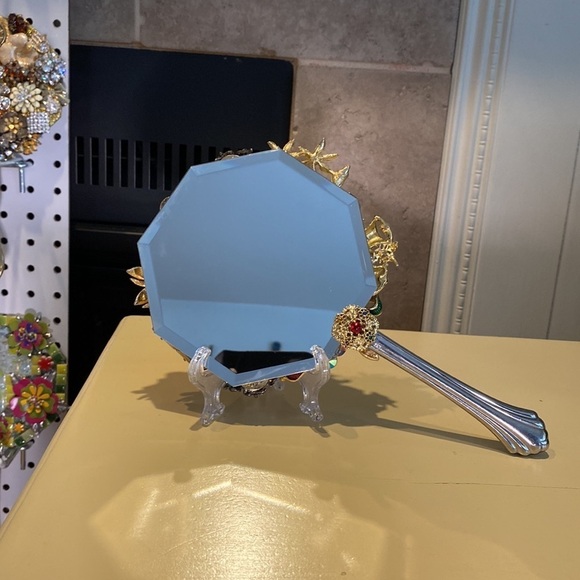 Noel..i Love Jesus Christmas Hand Mirror. Large 5” $98. One of a kind - Picture 6 of 6